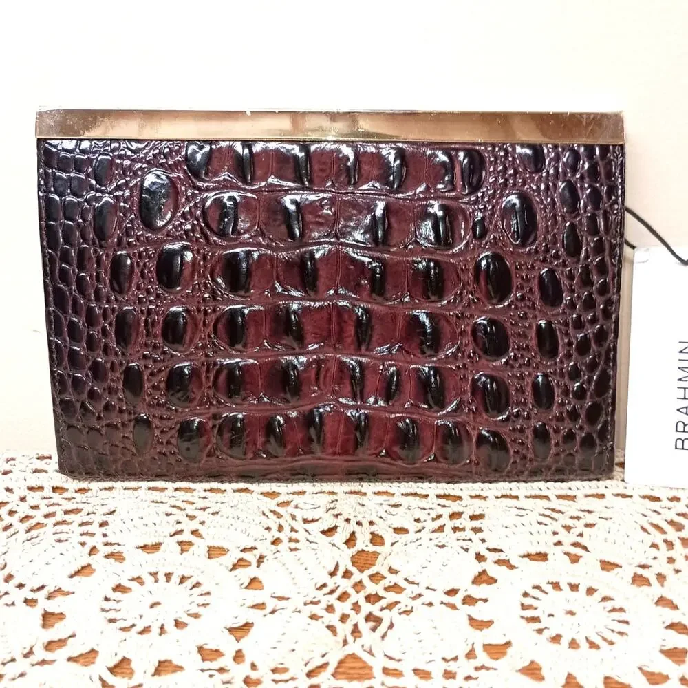 NWT Brahmin Tillie Clutch in Quartz a Nordstrom Anniv.